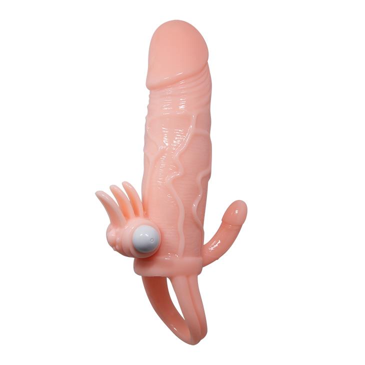Przedłużka wibrująca Baile Brave Man Skin 17 cm