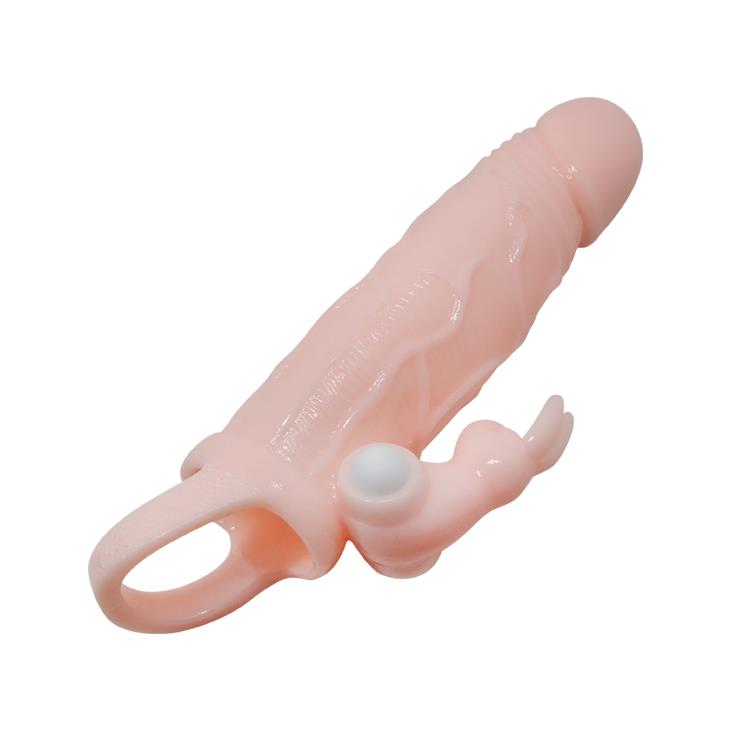 Przedłużka wibrująca wielostopniowa Baile Brave Man Skin 15 cm