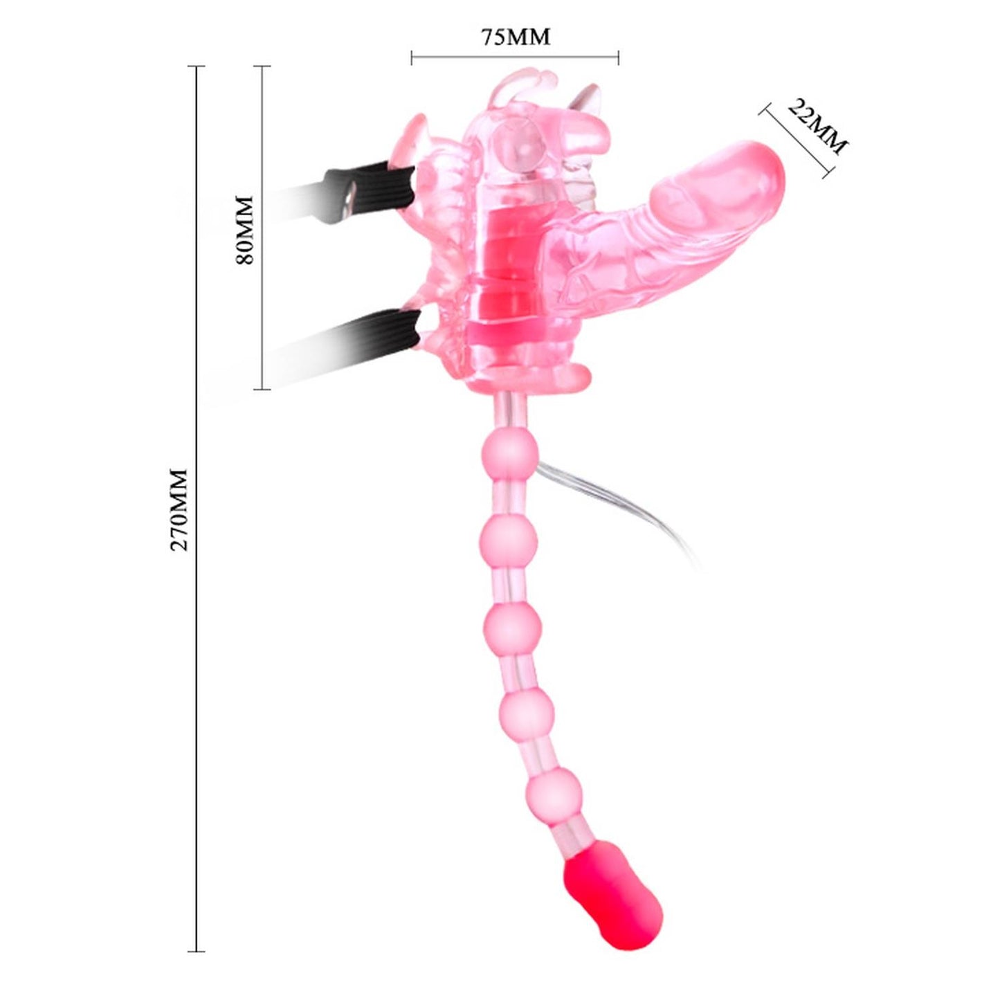 Wibrator motylkowy Baile Butterfly 7 funkcji