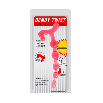 Masażer prostaty z rozszerzanym uchwytem Baile Bendy Twist