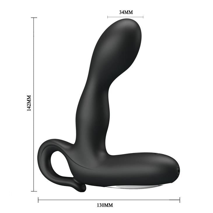 Wibracyjny masażer prostaty Pretty Love Barrack silikonowy wodoodporny USB