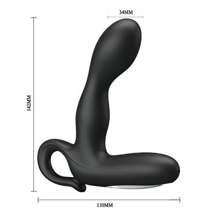 Wibracyjny masażer prostaty Pretty Love Barrack silikonowy wodoodporny USB