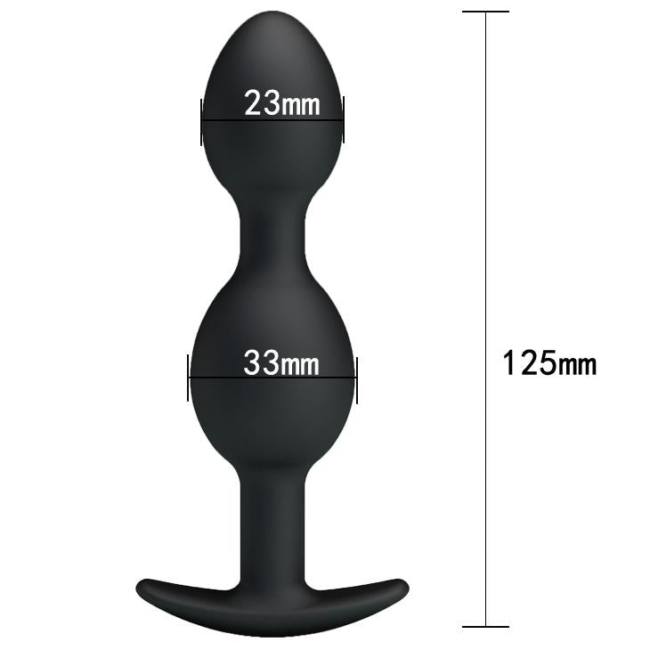 Korek analny silikonowy Pretty Love z pilotem 12,5 cm