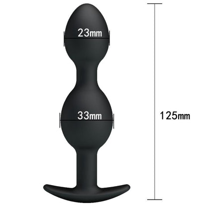 Korek analny silikonowy Pretty Love z pilotem 12,5 cm