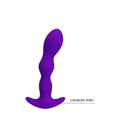 Wibrujący korek analny silikonowy Pretty Love Yale USB 12 trybów