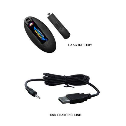 Wibrujący koralikowy korek analny Pretty Love USB wodoodporny