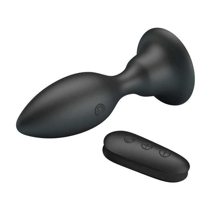 Korek analny wibrujący Mr Play 12 trybów z pilotem wodoodporny