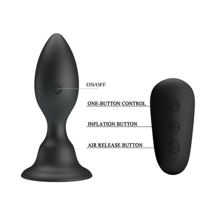 Korek analny wibrujący Mr Play 12 trybów z pilotem wodoodporny
