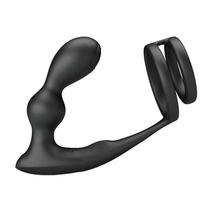 Pierścień erekcyjny z wibrującym korkiem analnym Pretty Love silikonowy USB