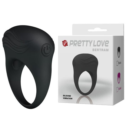 Pierścień erekcyjny wibrujący ultra silny Pretty Love Bertram z wypustką