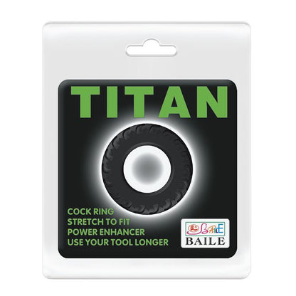 Pierścień erekcyjny silikonowy klasyczny Baile Titan