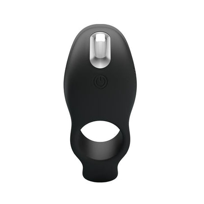 Pierścień erekcyjny wibrujący silikonowy Pretty Love 7 funkcji czarny USB