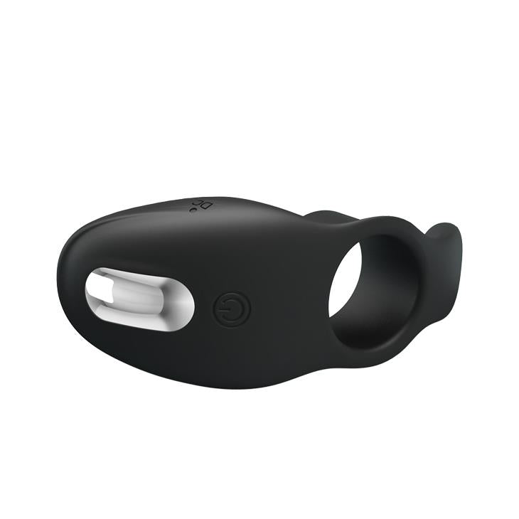 Pierścień erekcyjny wibrujący silikonowy Pretty Love 7 funkcji czarny USB