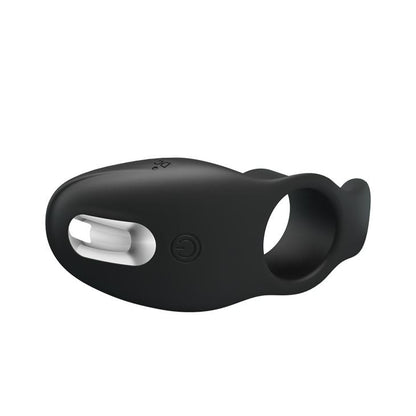 Pierścień erekcyjny wibrujący silikonowy Pretty Love 7 funkcji czarny USB