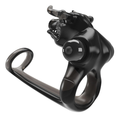 Nakładka przelotowa powiększająca Pretty Love Bull Warrior 10 wibracji