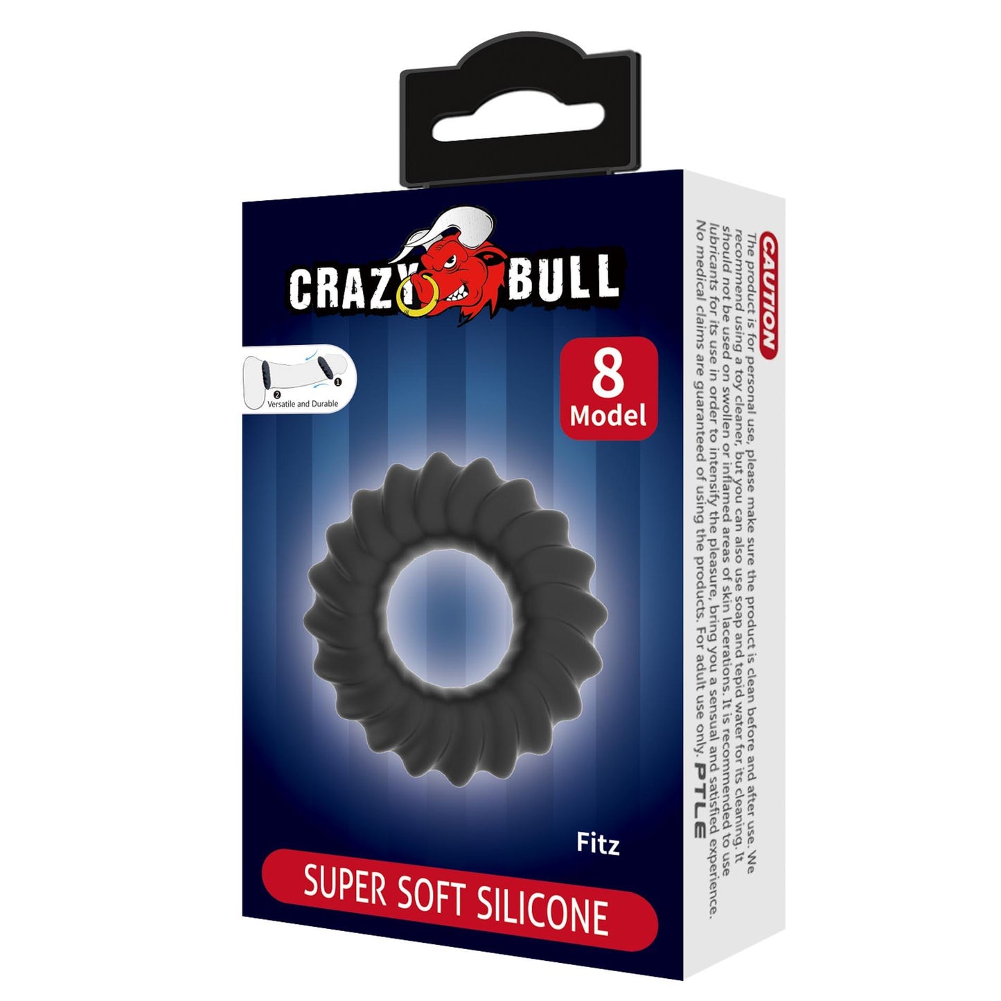 Pierścień erekcyjny supermiękki silikonowy Crazy Bull FITZ