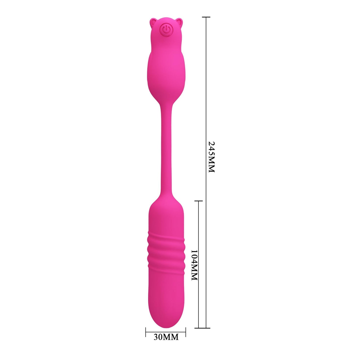 Stymulator łechtaczki Pretty Love Nobikuma silikonowy 3 wibracje 3 pulsacje