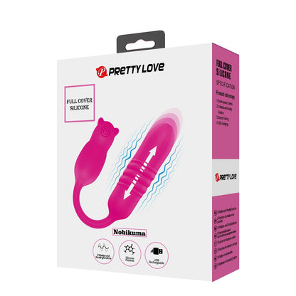 Stymulator łechtaczki Pretty Love Nobikuma silikonowy 3 wibracje 3 pulsacje