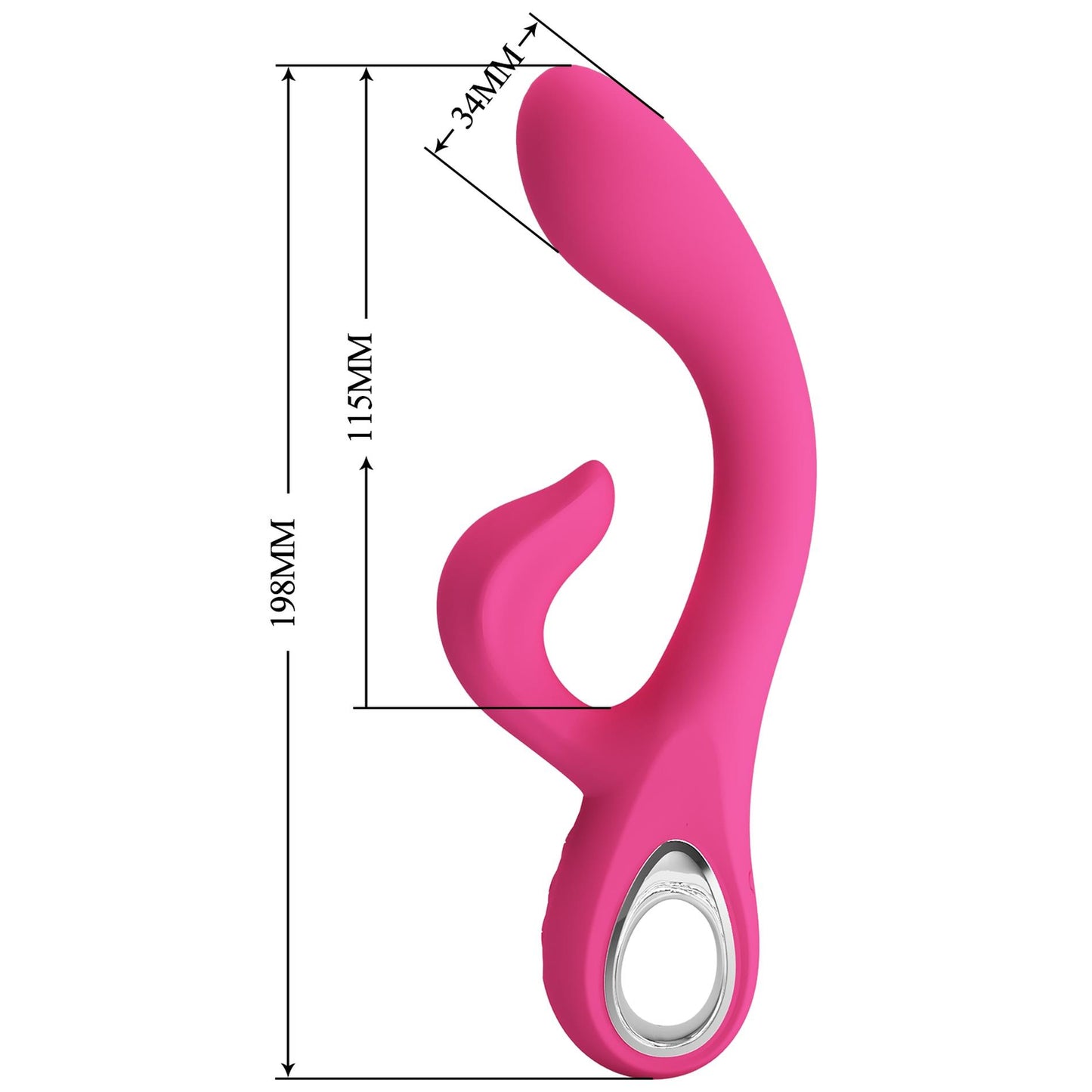 Wibrator króliczek Pretty Love Fritz 12 funkcji silikonowy wodoodporny