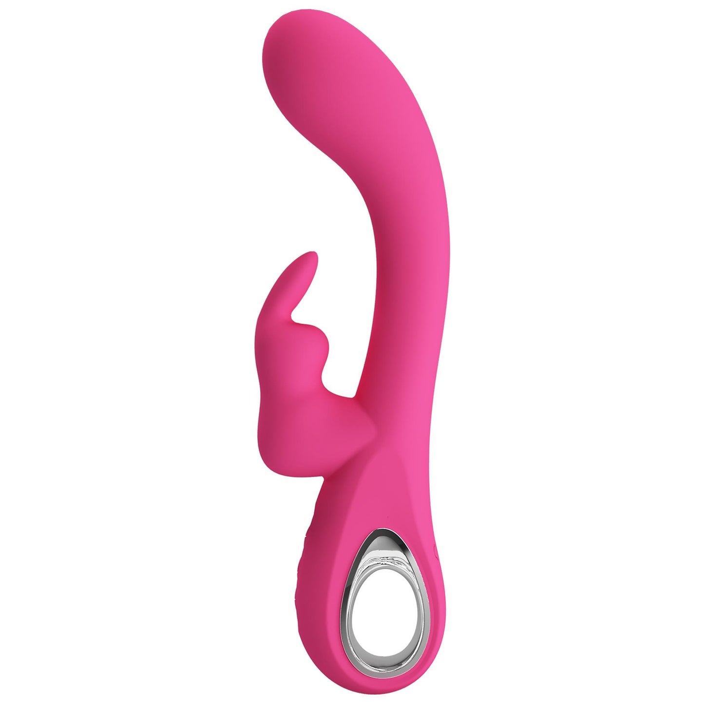 Wibrator króliczek silikonowy Pretty Love Novak srebrny USB 12 trybów