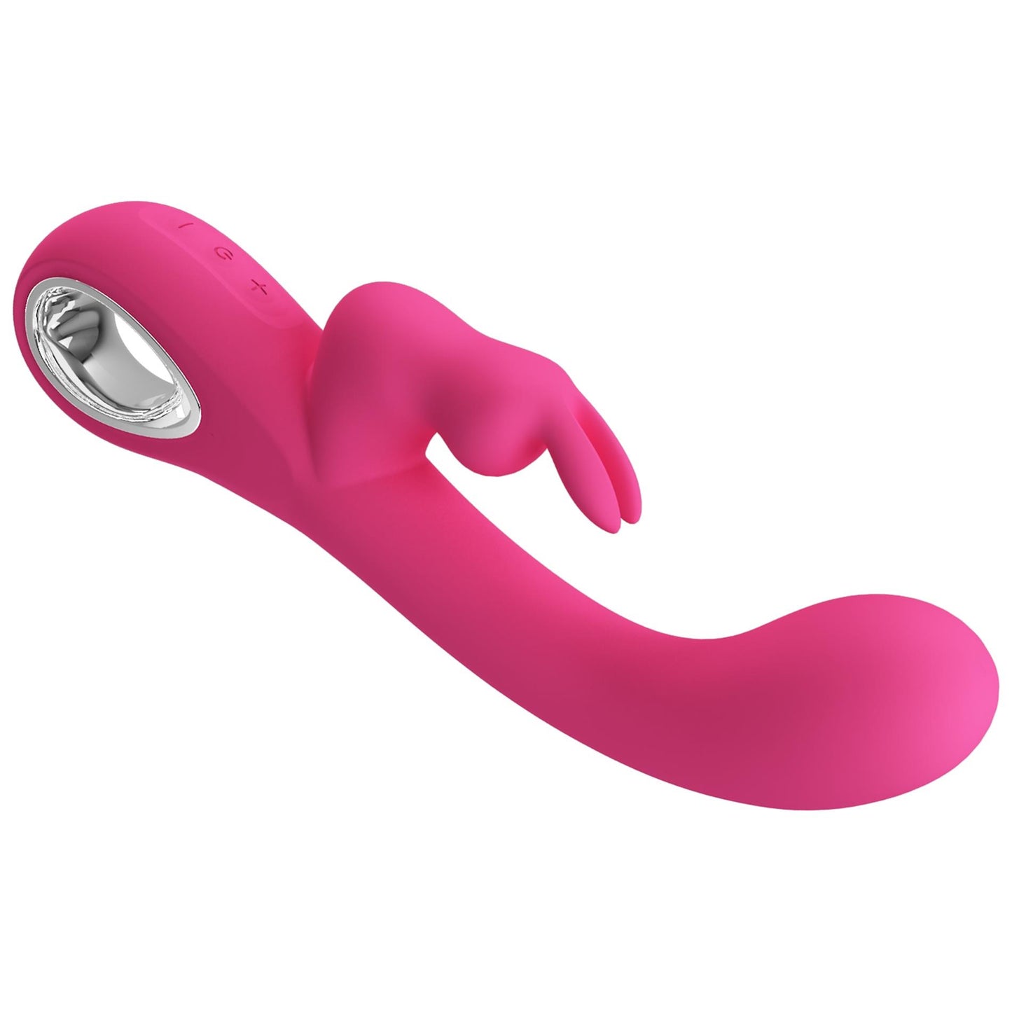 Wibrator króliczek silikonowy Pretty Love Novak srebrny USB 12 trybów