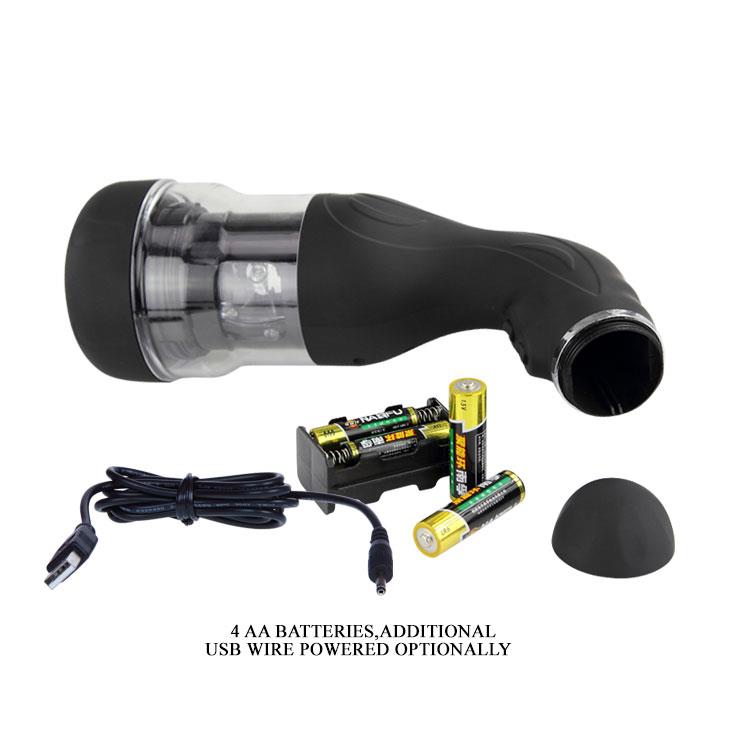 Masturbator waginalny obrotowy Baile USB 27 cm