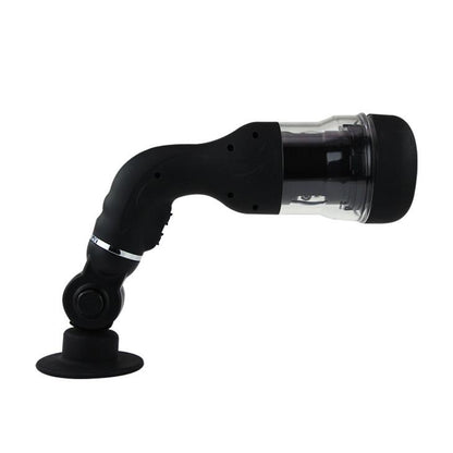 Masturbator rotujący waginalny Baile z przyssawką USB czarny 37 cm