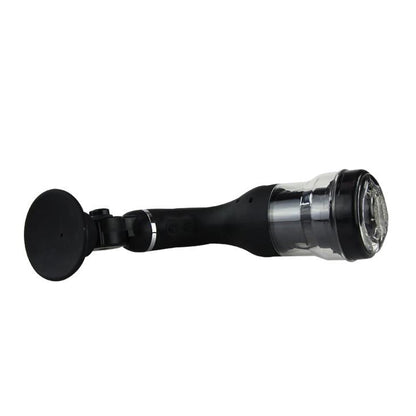 Masturbator rotujący waginalny Baile z przyssawką USB czarny 37 cm