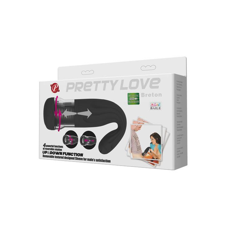 Masturbator waginalny obrotowy Pretty Love Breton USB