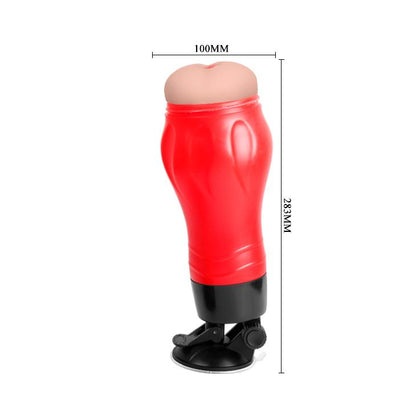 Masturbator teksturowany Crazy Bull Flora Ass z podstawą ssącą