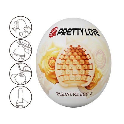 Masturbator realistyczny elastyczny Pretty Love Pleasure Egg II