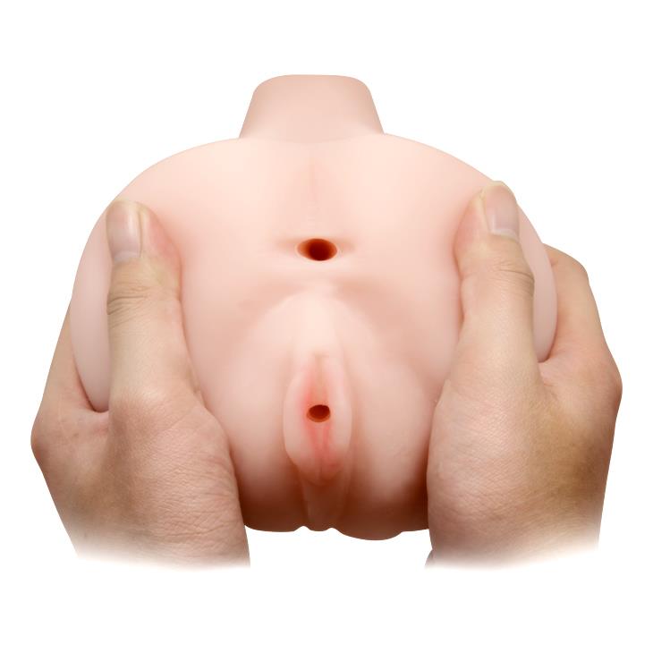 Realistyczny podwójny masturbator z wibracją Baile Passion Lady 18cm