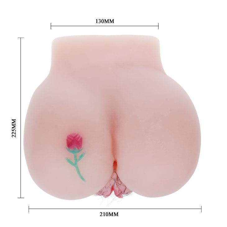 Wibrujący masturbator Baile Princess z pochwą i analem