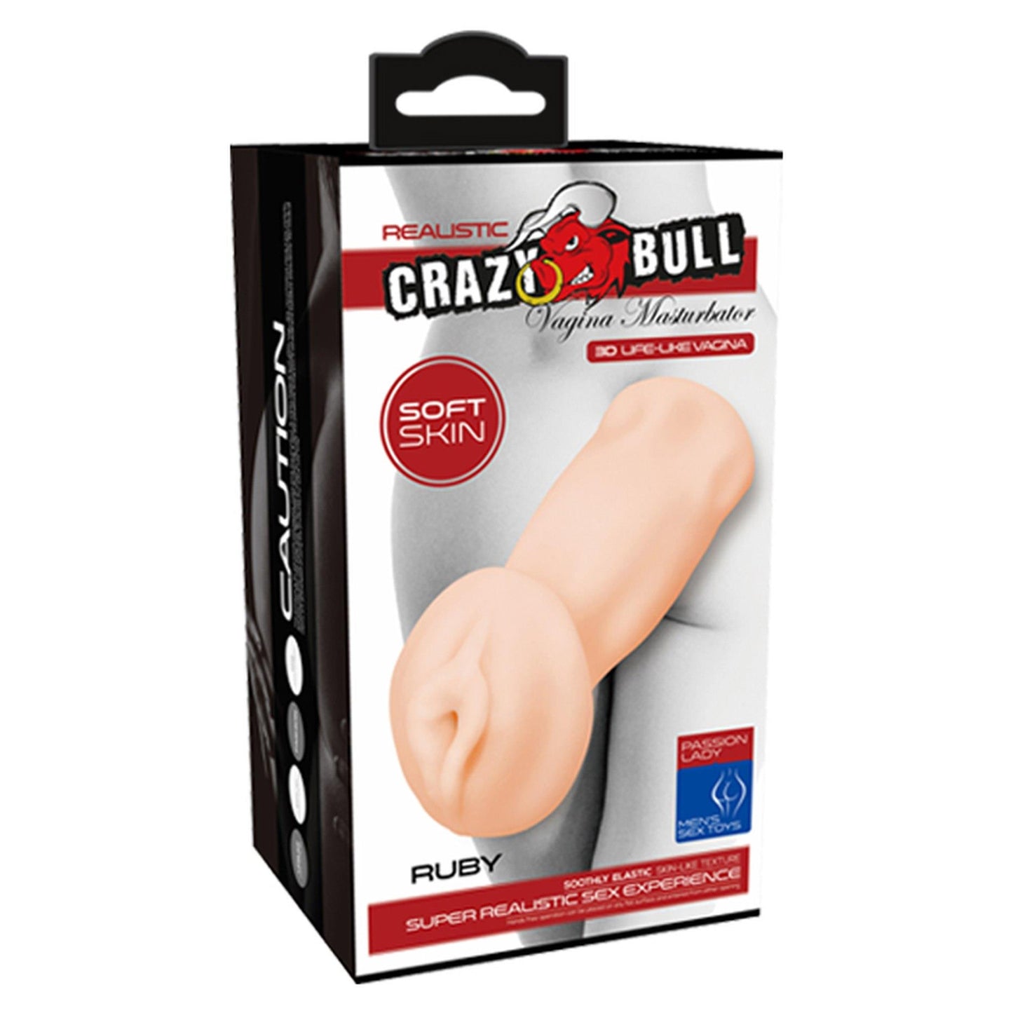 Realistyczna ciasna wagina Crazy Bull Ruby miękka skóra