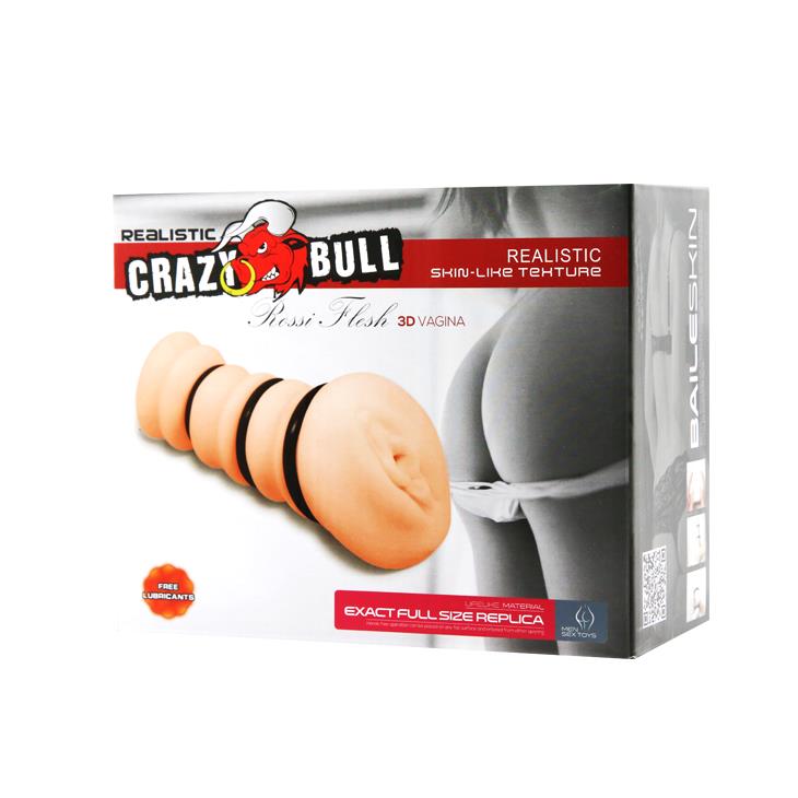 Realistyczny masturbator waginalny 3D Crazy Bull Rossi cielisty