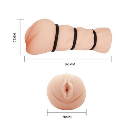 Masturbator wagina 3D Crazy Bull realistyczny silikonowy
