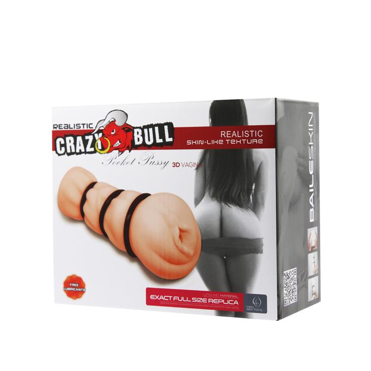 Masturbator wagina 3D Crazy Bull realistyczny silikonowy