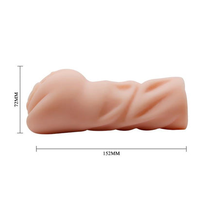 Realistyczny kompaktowy masturbator Mavis Crazy Bull wodoodporny 15 cm