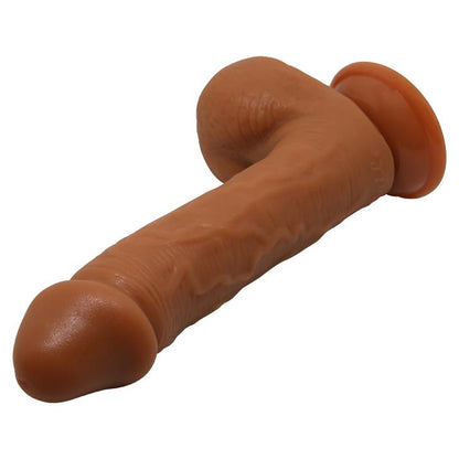 Realistyczne dildo Baile Johnson z przyssawką jasnobrązowe