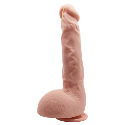 Realistyczne dildo zakrzywione Baile Jason 25 cm cieliste z przyssawką