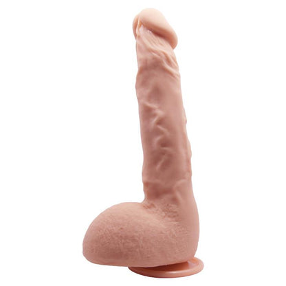 Realistyczne dildo zakrzywione Baile Jason 25 cm cieliste z przyssawką