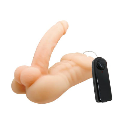 Męski tors masturbator Baile Temptation Bigger Man z wibracją 13 cm