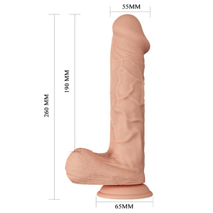 Realistyczne cieliste dildo Baile Bergrisi 26 cm z przyssawką