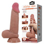 Dildo realistyczne Baile Sliding Skin 21 cm przyssawkowe giętkie TPR