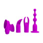 Zestaw wibracyjny Pretty Love silikonowy 12 trybów 4 w 1