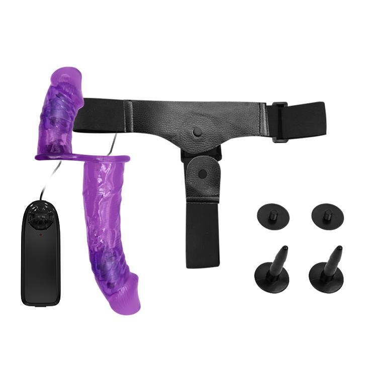 Strapon Baile Ultra Passionate z podwójną wibracją