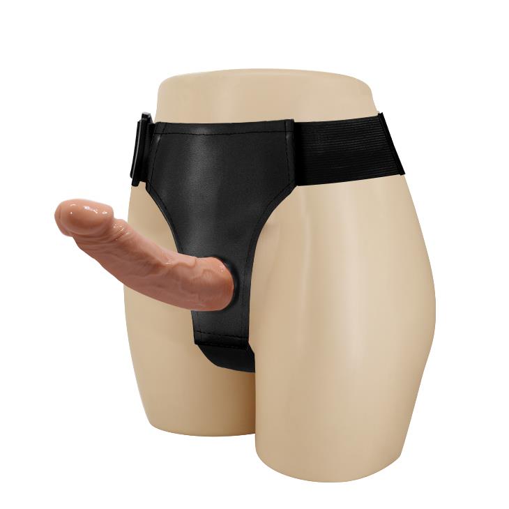 Strap on z podwójnym dildo Baile cielisty