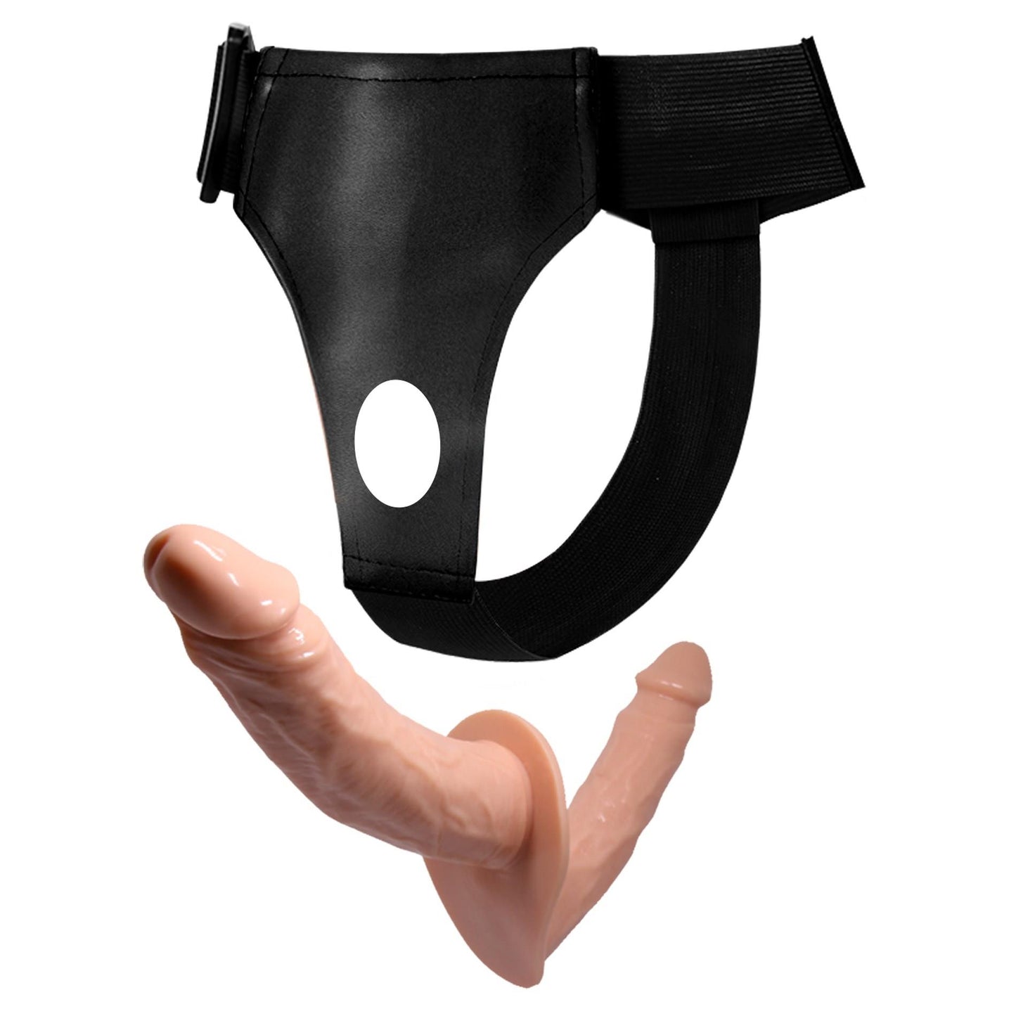 Strap-on podwójny Baile 18 cm i 15 cm