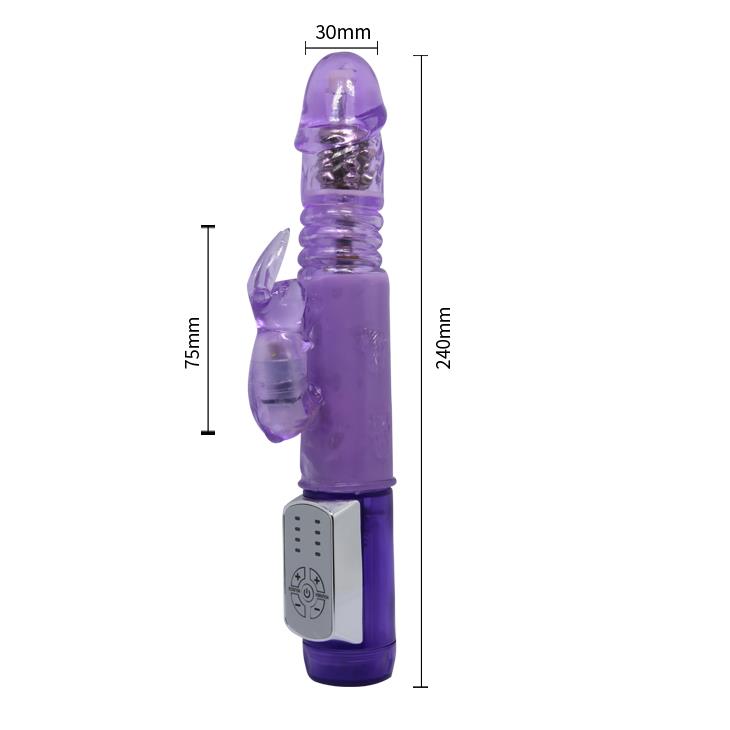 Wibrator króliczek Baile Mr Rabbit 4 rotacje 4 wibracje 24 cm