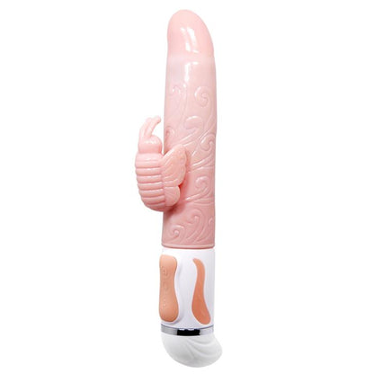 Wibrator króliczek Baile Hot Butterfly rozgrzewający cielisty USB
